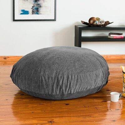 Latitude Run MicroSuede Bean Bag Sofa Upholstery: Black