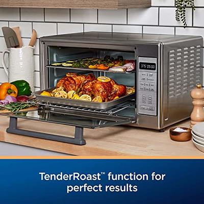 OVENTE 1700-Watt Stainless Steel Countertop Multi-Function Air Fryer  Rotisserie Convection Oven and Dehydrator OFM2025BR - The Home Depot