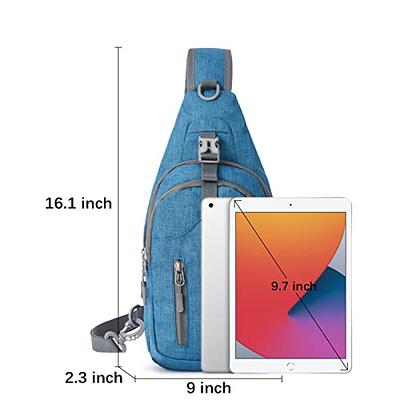 SKYSPER Sling Bag Crossbody Backpack - Chest Shoulder Cross Body Bag Travel  Hiking Casual Daypack for Women Men