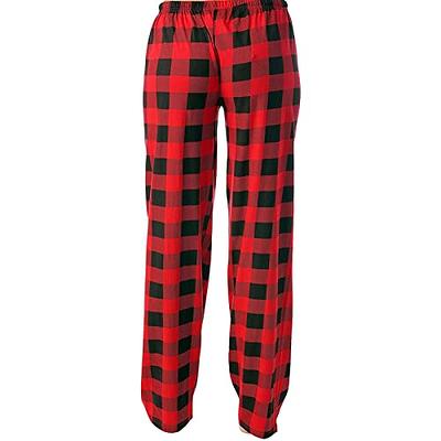 Women Plaid Pajama Pants Sleepwear, Women Lounge Pants Comfy With P