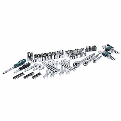 ABN 34 Piece Allen Socket Set SAE and Metric Hex Bit Set 3/8, 1/4, 1/2 Inch