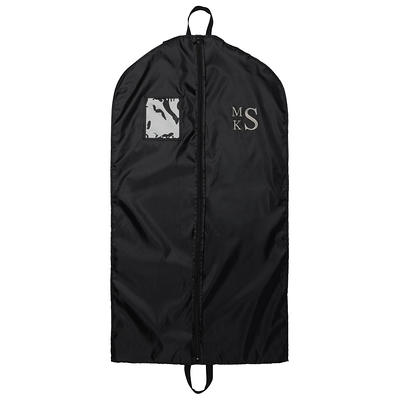 Lillian Vernon Black Personalized Monogram Garment Bag 40