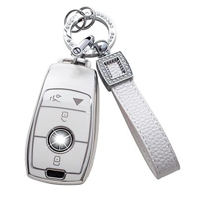 Key Fob Cover With Lanyard, Car Key Case Shell Protection For