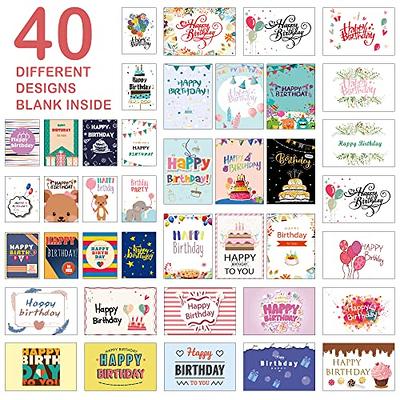 100 Pack Blank Cards And Envelopes 4x6, Bulk Kraft Paper Greeting