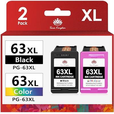 Compatible with HP Ink Cartridge 63XL 63 XL Envy 4520 4516