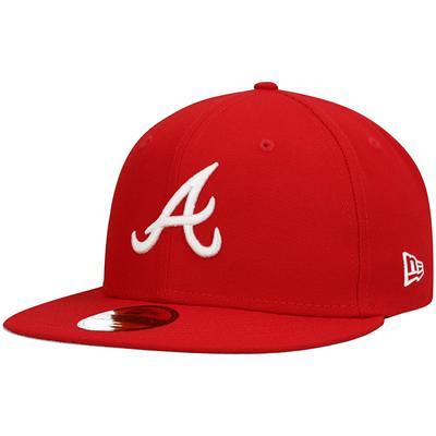 New Era Atlanta Braves Black and White Fashion 59FIFTY Cap - Macy's