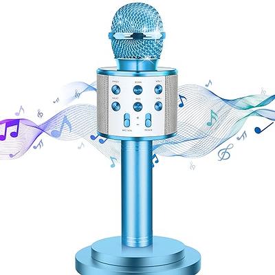 Karaoke Machine for Kids, Portable Bluetooth Speaker with Wireless  Microphone for Adults, MP3 Player Toys Gifts for Boys 4, 5, 6, 7, 8, 9, 10,  12+ Year Old 