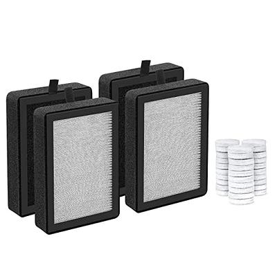 4 pcs LV-H128 Replacement Filter Compatible with LEVOIT LV-H128-RF, ROVACS  RV60, HM669A PUURVSAS Air Purifier,Anycore H13 True HEPA Filter