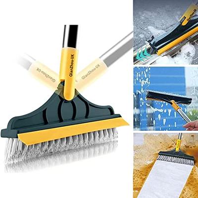 Drillbrush Stiff Bristle Power Scrubber Cleaning Kit with Extension, Patio, Deck Brush, Garden Statues, Headstones