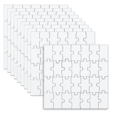 Blank Puzzle 8 Pack Blank Puzzles to Draw On Blank Puzzle Pieces to Write  On Blank