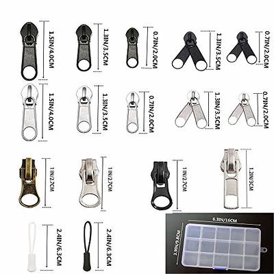 Meikeer 252 Pieces Zipper Repair Kit Replacement Zipper, Zipper Pulls,  Installation Tools for Bags Tents Luggage Sleeping Bag Jacket Outdoor -  Yahoo Shopping