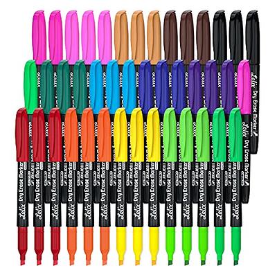 Shuttle Art Dry Erase Markers, 32 Pack 16 Colors Whiteboard Markers,Fine  Tip Dry Erase Markers for Kids,Perfect For Writing on Whiteboards,Dry-Erase  Boards,Mirrors,Calender,School Office Supplies - Yahoo Shopping