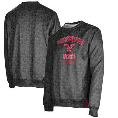 Men's Blue Detroit Titans Nursing Name Drop Crewneck Pullover Sweatshirt