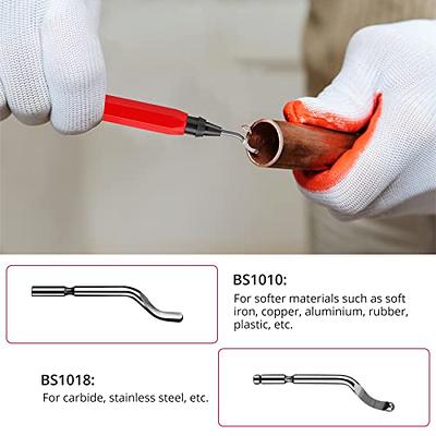 AFA Tooling Deburring Tool with a Blade and 10 High-Speed Steel Rotary Burr  Removal Blades 