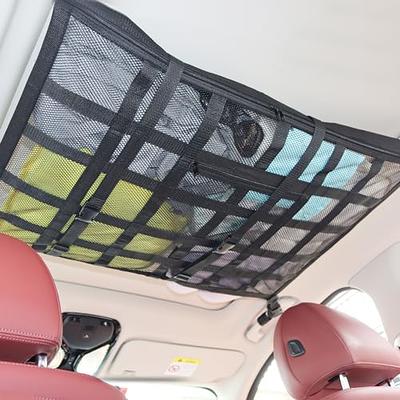Car Ceiling Cargo Net and Net Pocket Kit - Ideal Car Storage Pocket and Cargo  Net for Car Organization,Adjustable Wide Nylon Buckle, Perfect for SUVs,  Road Trips, Camping, and More,32x22 - Yahoo