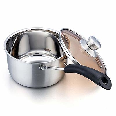 Double Boiler & Steam Pots for Chocolate and Fondue Melting Pot, Candle  Making - Stainless Steel Steamer