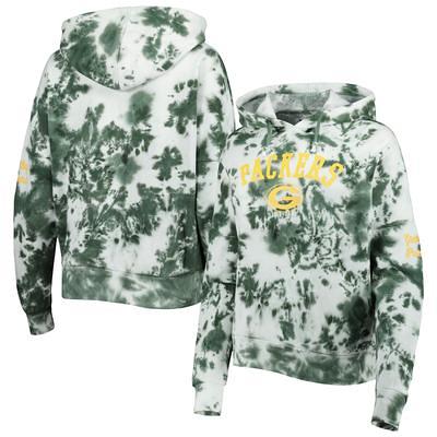 Green Bay Packers New Era Women's Floral Pullover Hoodie - Gray