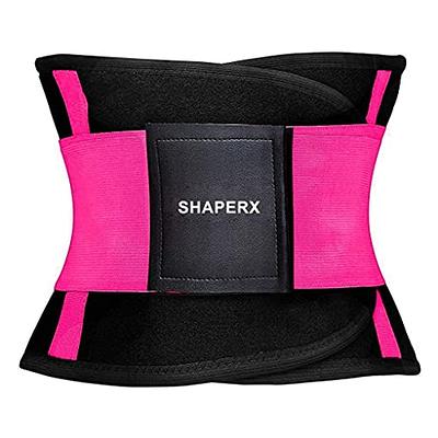 FeelinGirl Women Neoprene Workout Waist Trainer Corset Cincher Trimmer Belt  Slimming Workout Body Shaper Rose Red XXL - Yahoo Shopping