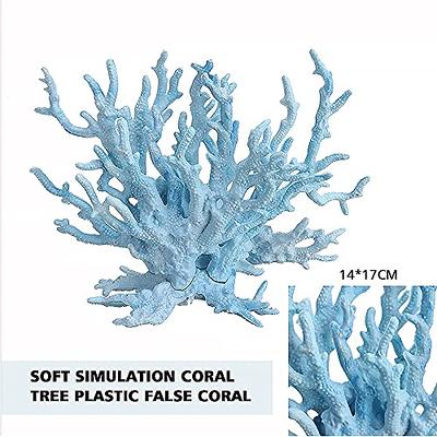 5pcs aquarium reef decorations fake seaweed simulation sea coral branch  Office