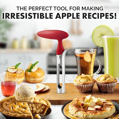 Zulay Kitchen 8 Blade Apple Slicer and Corer - Easy Grip Apple Cutter With  Stainless Steel Blades - Fast Usage Apple Corer And Slicer Tool - Saves