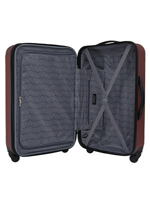 Wrangler 4 Piece Rolling Hardside Luggage Set, Sharkskin