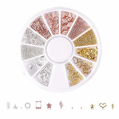 YOSOMMK 20PCS 3D Flower Nail Charms for Nail Gems and Rhinestones