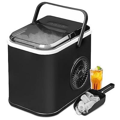 Ice Makers Countertop, Portable Ice Maker Machine with Handle