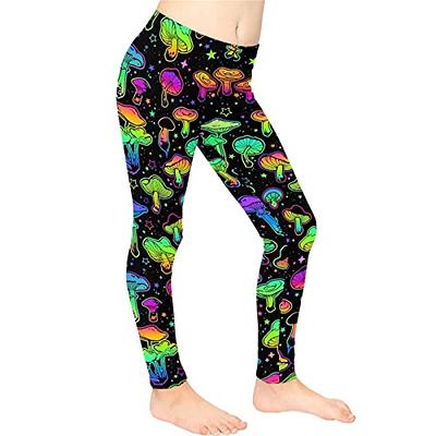 YOUNG 3 Pack Capri Leggings for Women with Pockets-High Waisted