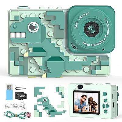  GKTZ Kids Video Camera Digital Camera Camcorder Birthday Gifts  for Boys and Girls Age 3 4 5 6 7 8 9, HD Children Video Recorder Toy for  Toddler with 32GB SD Card - Blue : Electronics