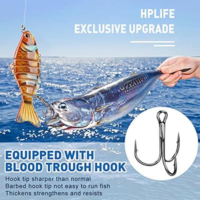 Fishing Lures Topwater Bass Trout Bait 3 PCS Multi Jointed Swimbaits Slow  Sinking Bait Set for Saltwater/Freshwater 4-5.1 in - Yahoo Shopping