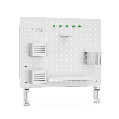 Max Smart Clamp-On Desk Pegboard, Desk Privacy Panel, Office & Gaming Desk Organizer, Standing Desk Accessory - Efficiently Organize Above or Under