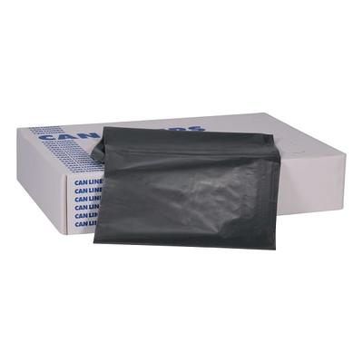 Lavex Li'l Herc 33 Gallon 1.2 Mil 33 x 39 Low Density Medium-Duty Black  Trash Bag / Can Liner - 100/Case
