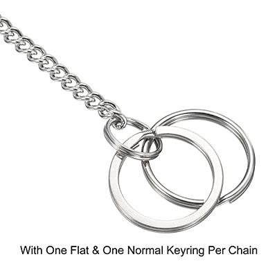 Metal Pants Chain Pocket Chain With Keyring Clip Jewelry