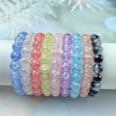 10/20pcs Crystal Glass Beads Bulk Loose Spacer Bead For Jewelry