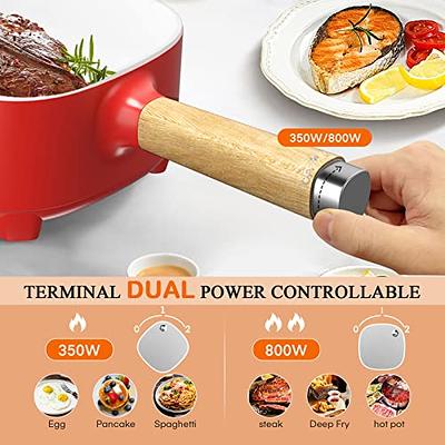 Foldable Electric Silicone Cooker Hot Pot Food Boiling Water Steamer Travel  800W