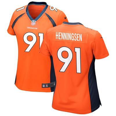 Men's Nike Orange Denver Broncos Custom Game Jersey