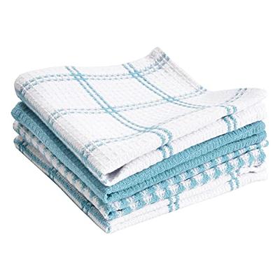 Fintale 100% Cotton Dish Cloths - Soft, Super Absorbent and Lint Free Dish  Towels for Kitchen - Perfect for Drying and Washing Dishes - 6 Pack  (Lattice Designed, Teal) - 12 x 12 Inches - Yahoo Shopping