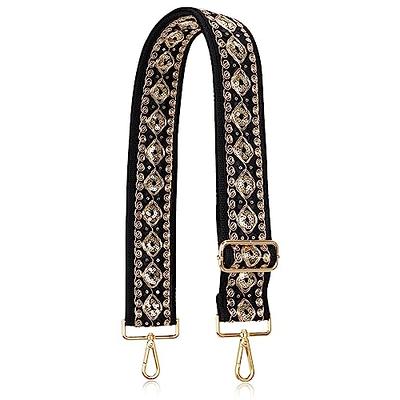 Purse Strap 1.97 Wide Replacement Crossbody Strap Handbag Guitar Strap Purse  Shoulder Strap Adjustable Retro Jacquard