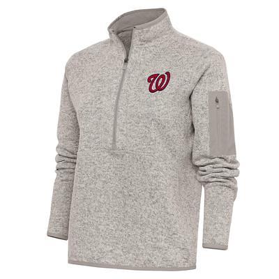 Washington Nationals Antigua Victory Pullover Sweatshirt - White