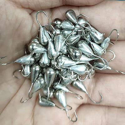 MUUNN 50Pack Unpainted Tungsten Ice Jigs Kits,Tear Drop Tungsten Ice  Fishing Jigs（4.0mm） - Yahoo Shopping