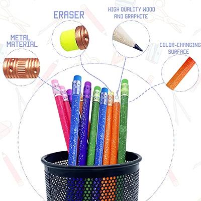 Blvochnnt 40PCS Color Changing Mood Pencil with Eraser,Heat Activated Color  Changing Pencils,Assorted Color Thermochromic Pencils for