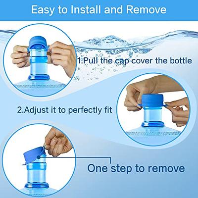 3 Packs 5 Gal Water Jug Cap,reusable 5 Gallon Caps For Water  Jugs,replacement Water Bottle Lidsleak Proof Bottle Caps Fit 55mm Bottles  For Water Dispe