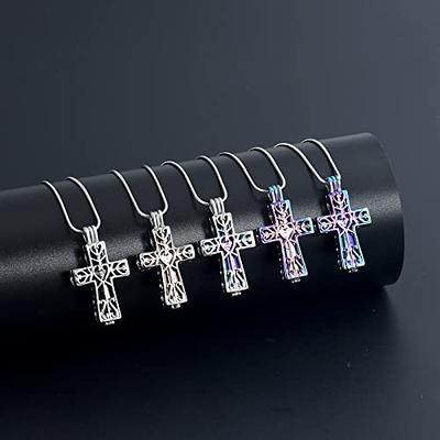 Men's Cross Cremation Urn Bracelet