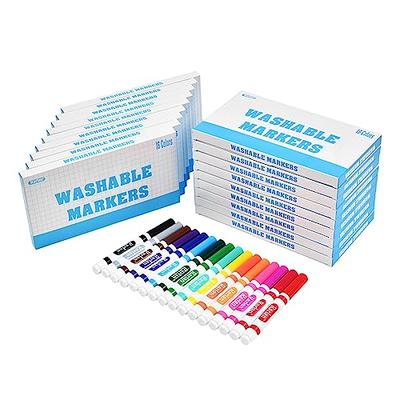 Rarlan Washable Markers Bulk, Markers for Kids, Classroom Pack, 16