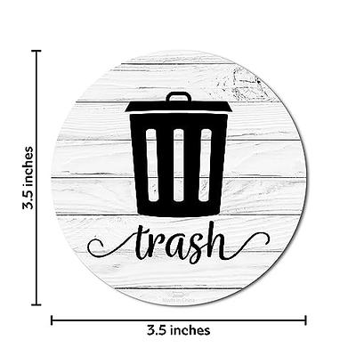 Rustic Wood 13 Gallon Kitchen Trash Can - Yahoo Shopping