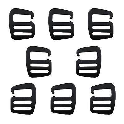 Camping Snaps Hooks Plastic Buckles, 8mm Hole Clip for Tent Canopy - Black  - Yahoo Shopping