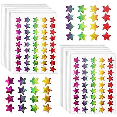 1000PCS  3/4 Inch) Metallic Gold Star Stickers - School Mini