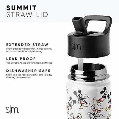 Simple Modern Disney Water Bottle for Kids Reusable Cup with Straw