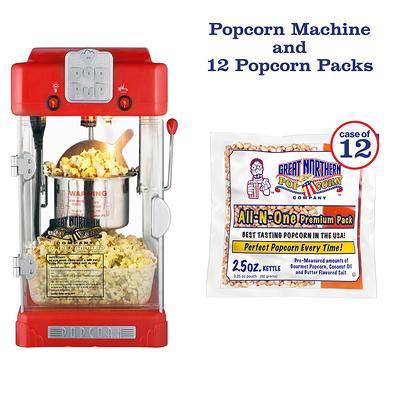 Great Northern Popcorn 8 oz. Foundation Style Popcorn Popper Machine Cart - Red