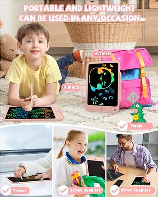  KOKODI 12 Inch LCD Writing Tablet with Anti-Lost Stylus,  Erasable Doodle Board Colorful Toddler Drawing Pad, Car Travel School Games  Toys for 3 4 5 6 7 8 Kids, Birthday Gift